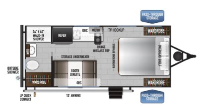 2024 EAST TO WEST RV DELLA TERRA 160RBSLE